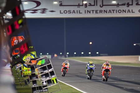 Marquez Rossi Catar Motogp 2014