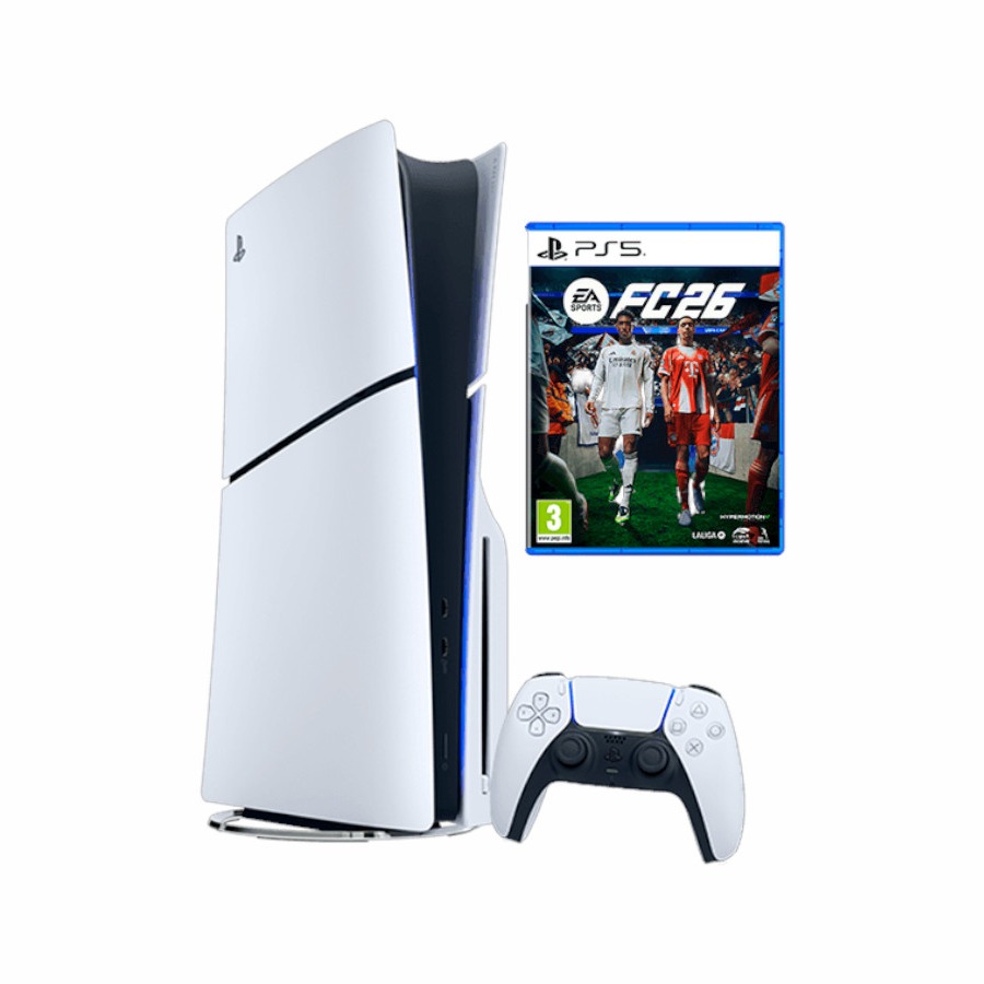 PlayStation 5 Slim con lector + EA Sports FC 26