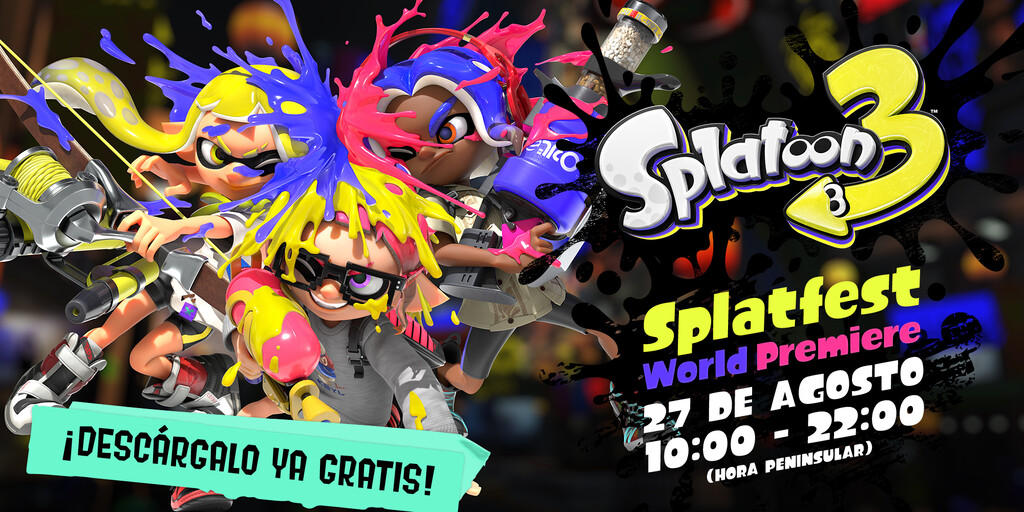 La demo de Splatoon 3 ya está para descargar gratis unos días antes de que comience la batalla de tinta 