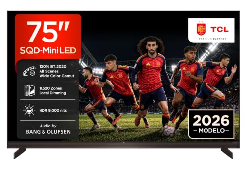 TCL 75X11L 75 Pulgadas SQD-Mini LED 4K HDR10+ Smart TV