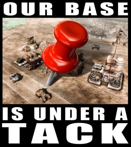Imagen de la semana: our base is under a tack