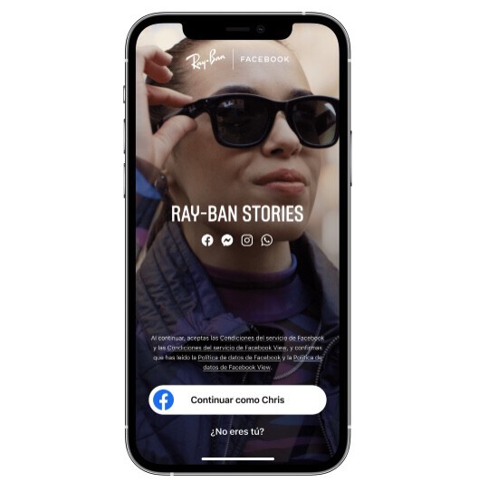 Facebook lanza en España sus gafas Ray-Ban para ir grabando todo y nos ...