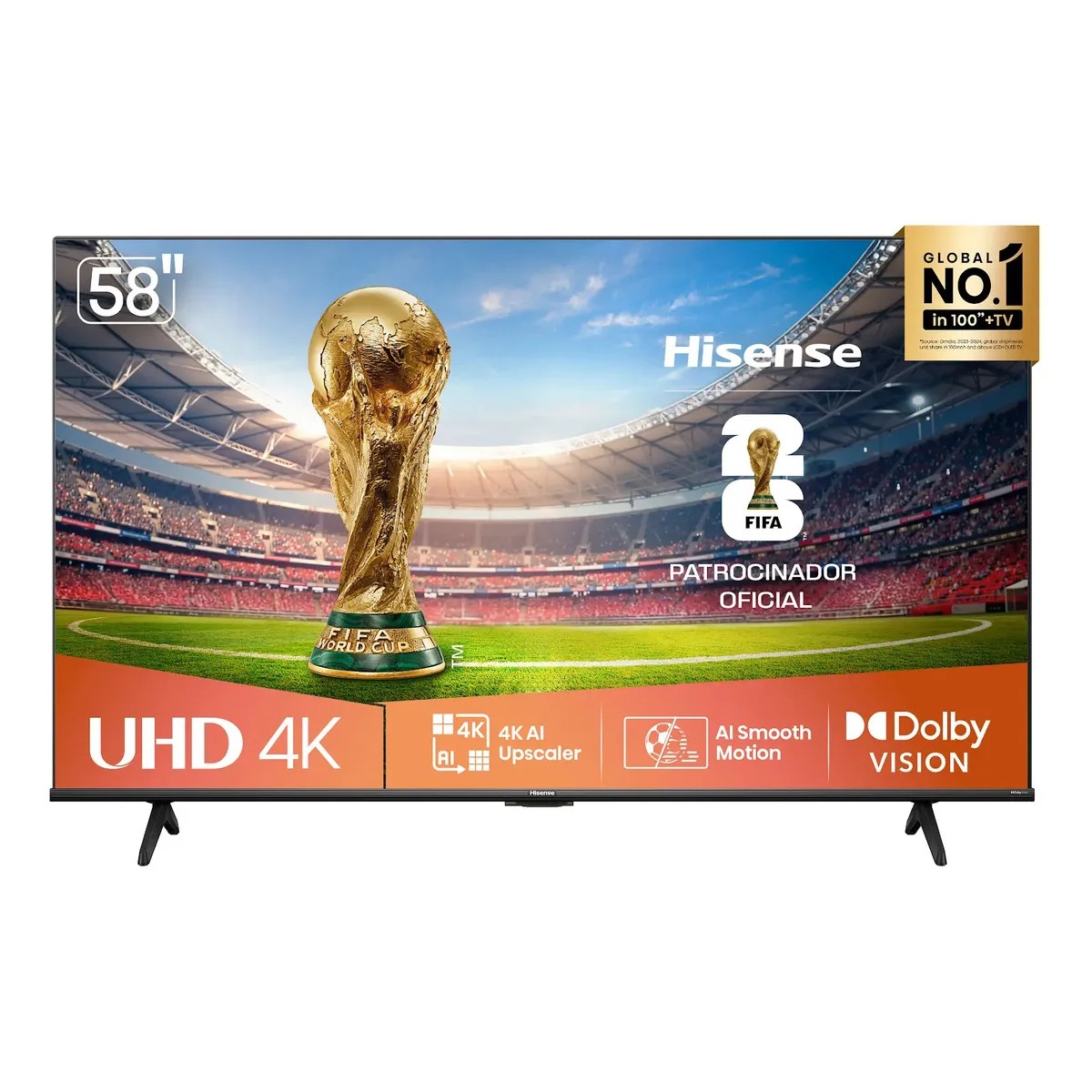 Smart TV Hisense 4K 58” 58A6NV