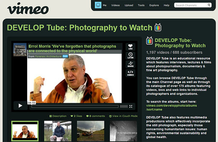 DEVELOP Tube: Un canal en Vímeo imprescindible para fotógrafos