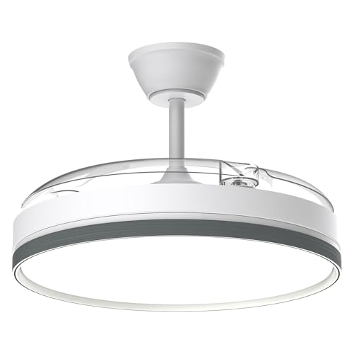Airwit 106cm Ventilador de Techo con Luz Aspas Retráctiles