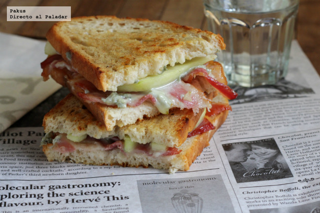 Sándwich de pera, gorgonzola y bacon, si lo pruebas, no podrás dejar de prepararlo