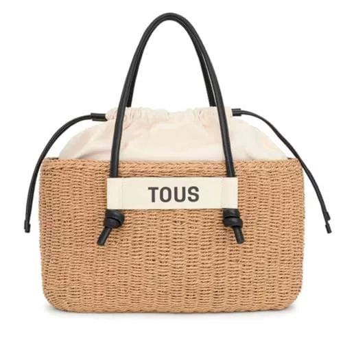 Tous Capazo Grande Negro, para Mujer, Medidas 23,5 x 39 x 14 cm, Colección Scoubidou