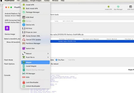 PixelFasher で利用可能なオプション