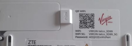 código QR en router