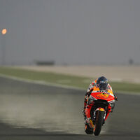 Una tormenta de arena arruina el último día de la pretemporada de MotoGP en Losail