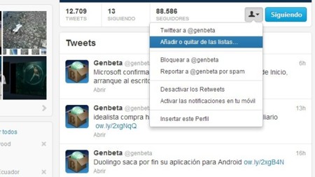 Desde ahora podemos tener más listas en Twitter y más cuentas en ellas