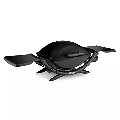 Weber Q2000 Barbacoa de Gas, Parrilla de 54 x 39 cm, portátil