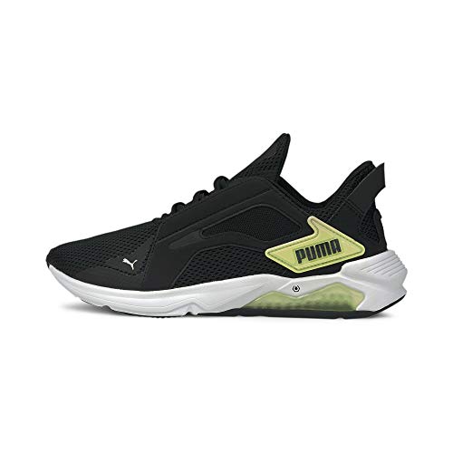 PUMA Lqdcell Method, Zapatillas de Gimnasio Mujer, Multicolor Black Soft Fluo Yellow, 38 EU