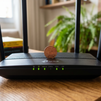 Se você colocou este objeto de "centavos" no roteador para melhorar a internet, os especialistas têm algo a lhe dizer: você foi enganado