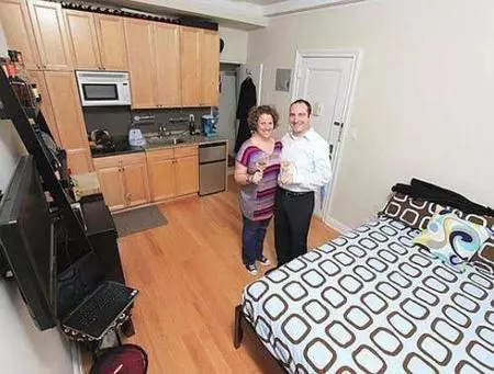 Un apartamento de 16 metros cuadrados