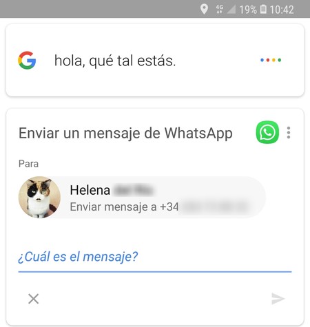 Cómo enviar mensajes por WhatsApp con Google Assistant