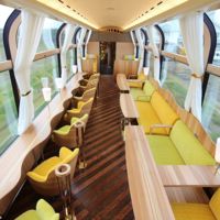 Mira lo que se siente viajando en este tren panorámico japonés 