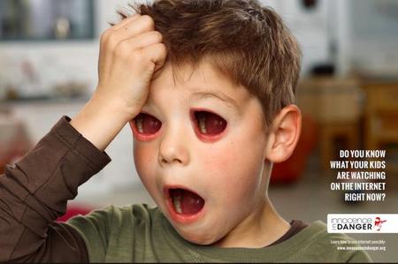 Campaña de pesadilla para prevenir abusos Internet