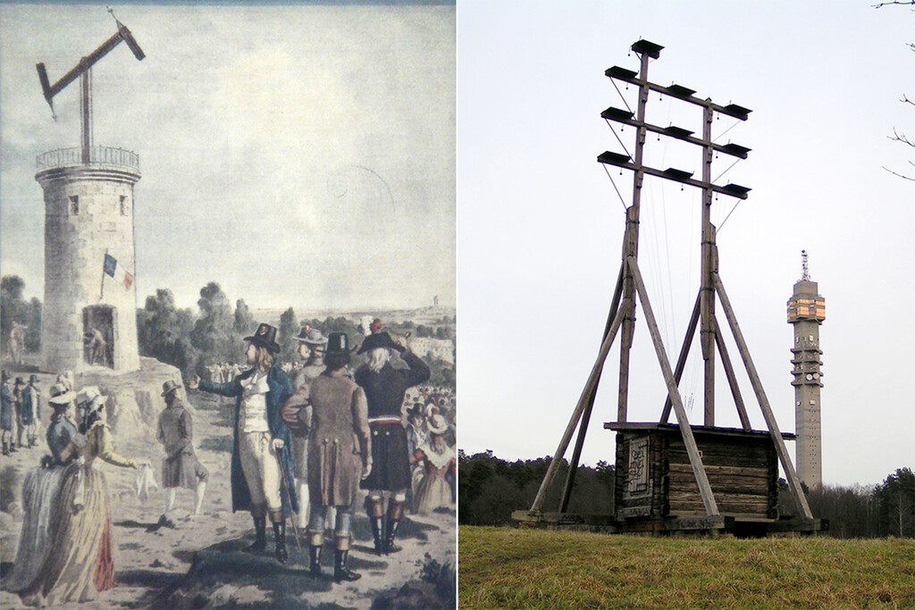 En 1792, antes del teléfono, un francés inventó el primer sistema de telecomunicaciones de la historia: el telégrafo óptico
