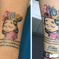 Unos padres se hacen el mismo tatuaje en honor a su hija con autismo