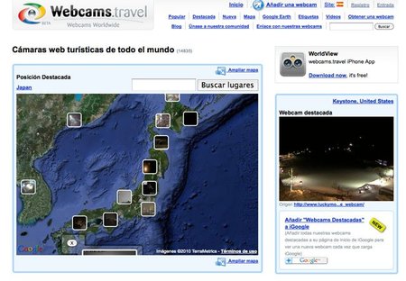 Aplicación para el iPhone que permite ver a través de webcams rincones del mundo