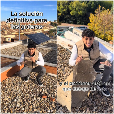 David Sevilleja, experto en reformas: "Este es el método que nosotros utilizamos para dejar impermeabilizado el techo de goteras"