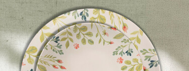 Alcampo vuelve a tener disponible la vajilla Santa Clara de estilo floral ideal para dar un toque de estilo a la mesa 