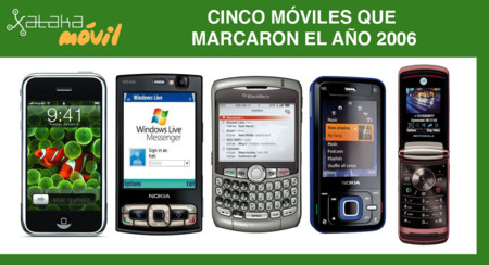 Cinco móviles que marcaron el año 2007