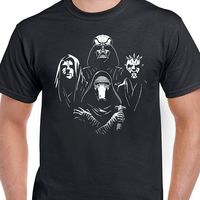 Por sólo 6,39 euros podemos hacernos con esta camiseta Star Wars Rhapsody en Amazon 