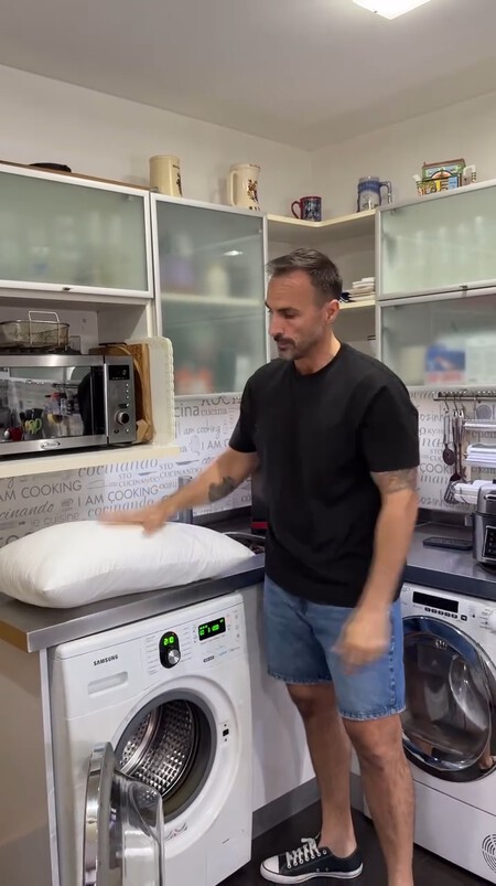 Truco para limpiar las almohadas