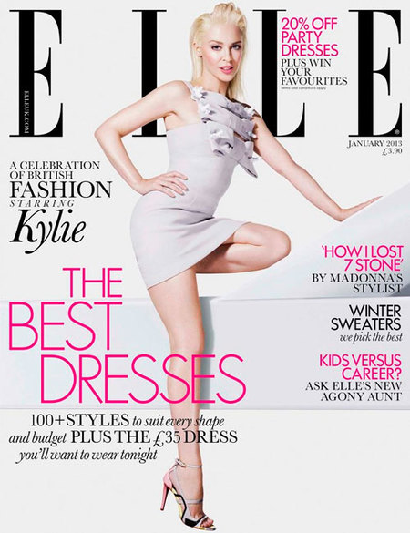 Kylie Minogue... o alguien que dice ser ella, inaugura el año en Elle