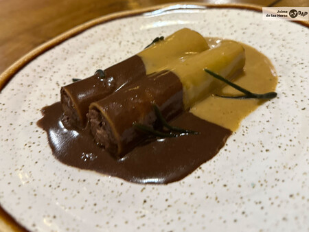 Los Canelones De Liebre A La Royale En Dos Salsas De Suculent