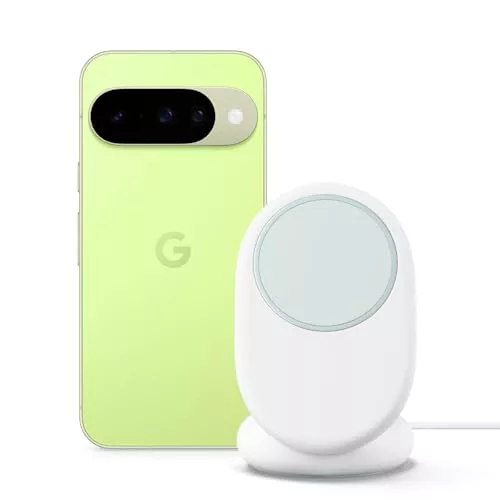 Google Pixel 10 - Smartphone Android Libre con Gemini, Triple cámara Trasera Avanzada, batería de más de 24 Horas y Pantalla Actua de 6,3" - Verde Lima, 128GB with Pixelsnap Charger
