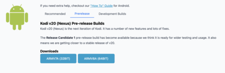 Kodi 20 RC