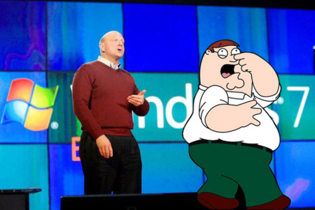 Finalmente no habrá anuncio de Windows 7 con Padre de familia