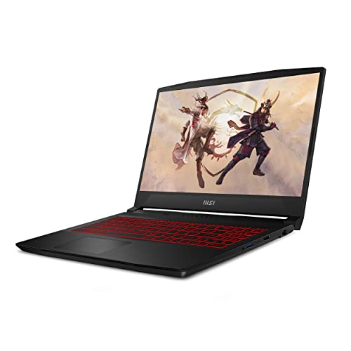 MSI Katana GF66 12UC-456XES - Ordenador portátil Gaming de 15.6" FHD 144Hz (Intel Core i5-12500H, 16GB (8GB*2) RAM, 512 GB SSD, RTX3050, Sin sistema operativo) Negro - Teclado QWERTY Español
