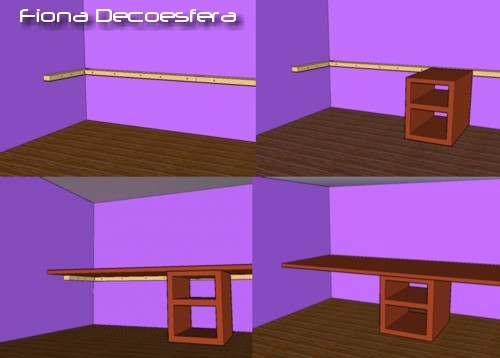 Hazlo tú mismo: un escritorio con una encimera de cocina