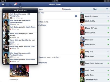 Facebook lanza su aplicación para iPad