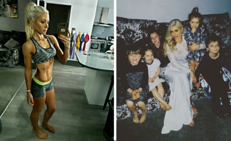 Las absurdas palabras de una madre de cinco que madruga para esculpir su cuerpo: "no hay excusa para no estar en forma"