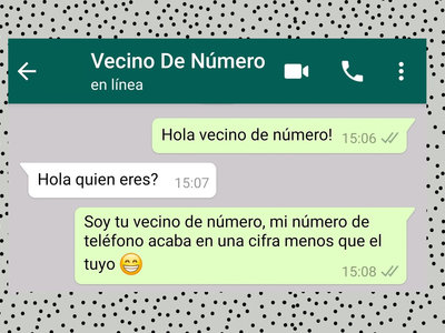 "Hola vecino de número": así es la moda de hablarle a desconocidos en WhatsApp