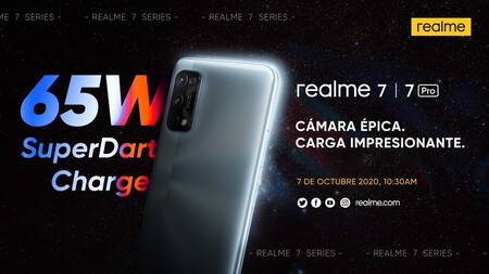 Los Realme 7 y Realme 7 Pro se presentarán en España el 7 de octubre