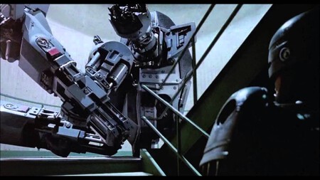 Ed 209 Robocop Escaleras