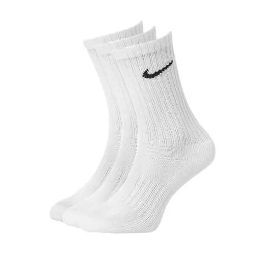 Nike 3Ppk Value Cotton Crew - Calcetines unisex