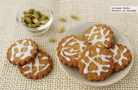 Galletas de cardamomo y canela. Receta