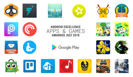 Las 21 aplicaciones y juegos premiadas por Google en la edición de julio de Android Excellence