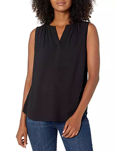 Amazon Essentials Camisa Tejida sin Mangas con Cuello en V Mujer