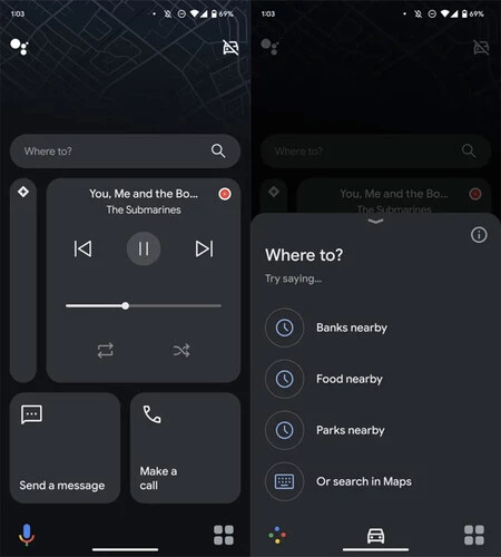 マップカードなしの運転モード