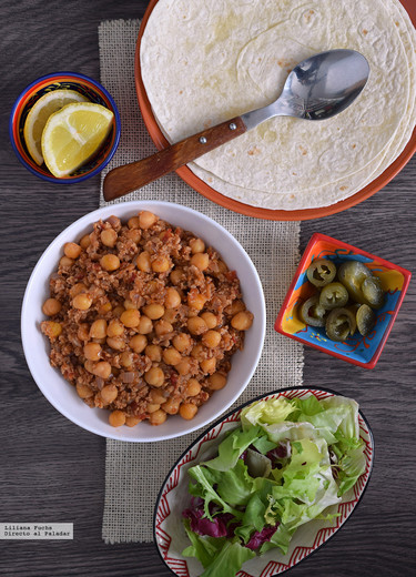 Tacos veganos de garbanzos y soja. La receta que convencerá a todos en casa