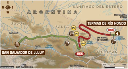 Mapa Etapa3 Dakar2016
