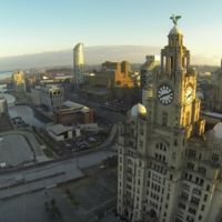 La maravillosa vista de Liverpool desde un drone 